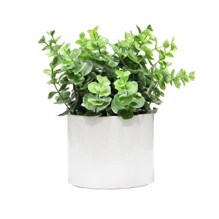 Adlmired By Nature Admired by Nature ABN5P022-NTRL-E Artificial Eucalyptus Plant with Ceramic Pot - Green ABN5P022-NTRL-E